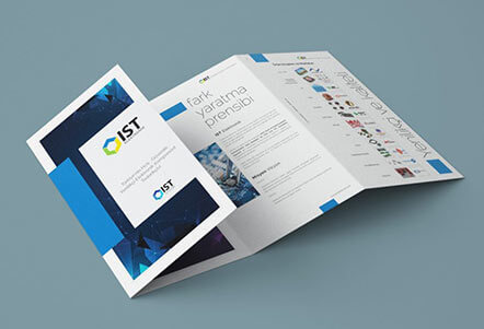 IST Elektronik Broşür tasarımı ve baskısı